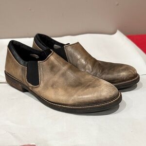 Naot Tan Leather Slip-On Loafers